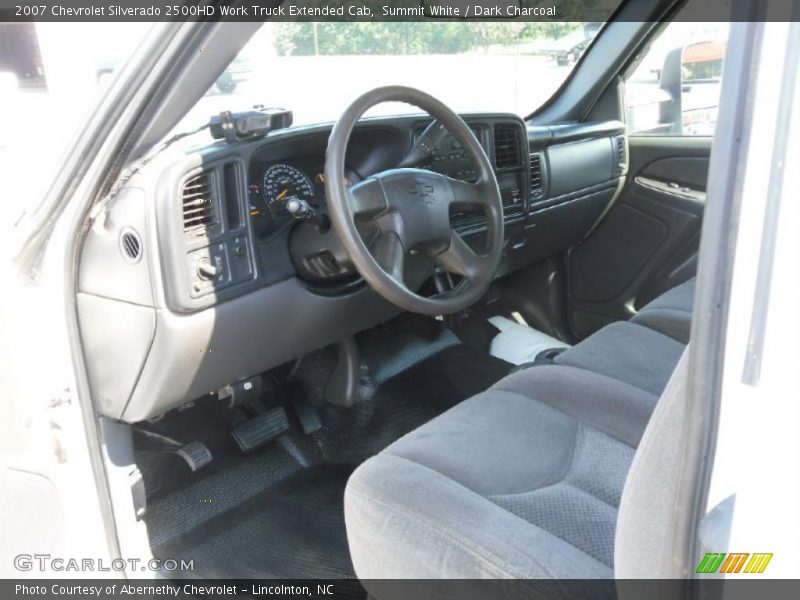 Summit White / Dark Charcoal 2007 Chevrolet Silverado 2500HD Work Truck Extended Cab