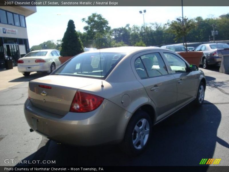 Sandstone Metallic / Neutral Beige 2007 Chevrolet Cobalt LT Sedan