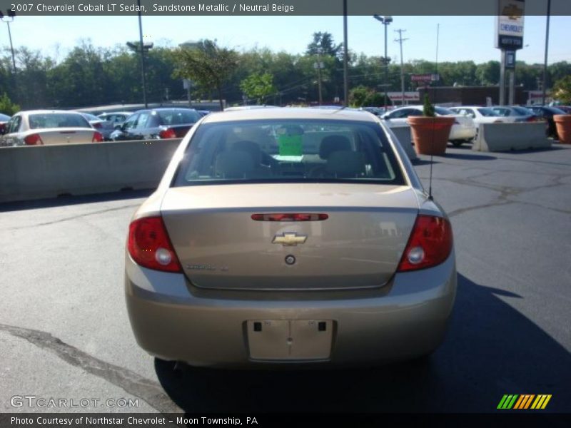 Sandstone Metallic / Neutral Beige 2007 Chevrolet Cobalt LT Sedan
