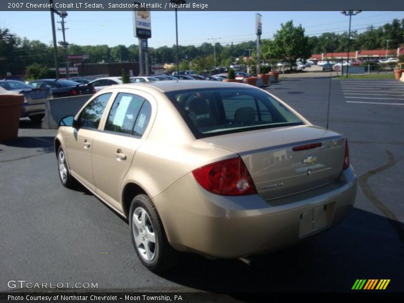 Sandstone Metallic / Neutral Beige 2007 Chevrolet Cobalt LT Sedan