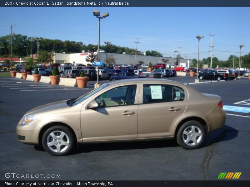 Sandstone Metallic / Neutral Beige 2007 Chevrolet Cobalt LT Sedan