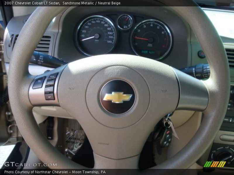 Sandstone Metallic / Neutral Beige 2007 Chevrolet Cobalt LT Sedan