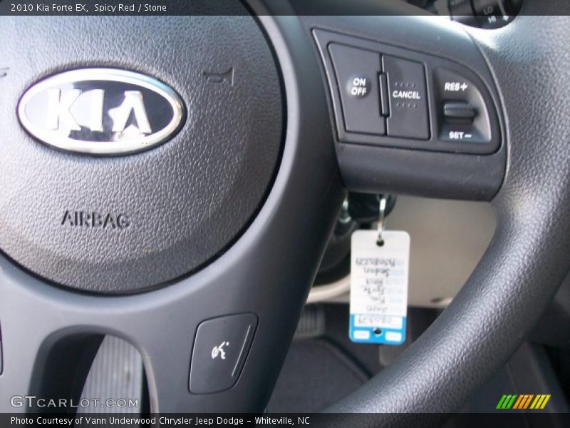 Spicy Red / Stone 2010 Kia Forte EX