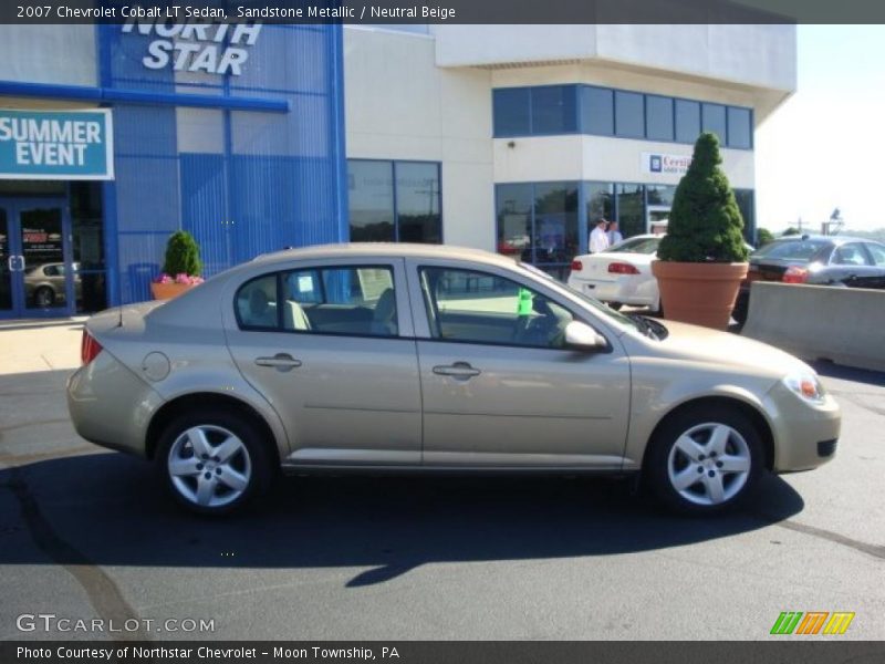 Sandstone Metallic / Neutral Beige 2007 Chevrolet Cobalt LT Sedan