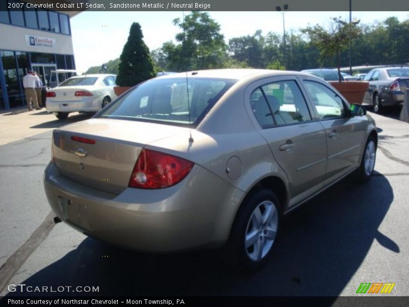 Sandstone Metallic / Neutral Beige 2007 Chevrolet Cobalt LT Sedan