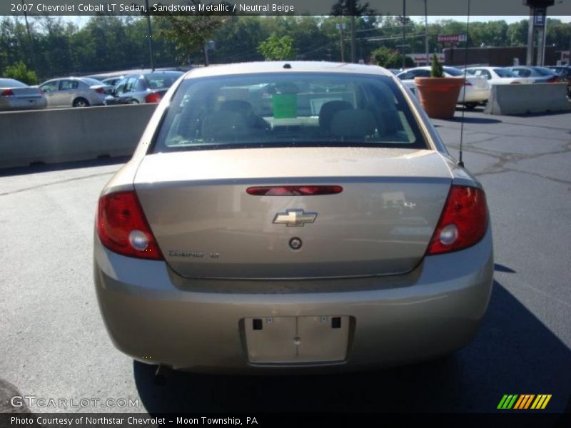 Sandstone Metallic / Neutral Beige 2007 Chevrolet Cobalt LT Sedan