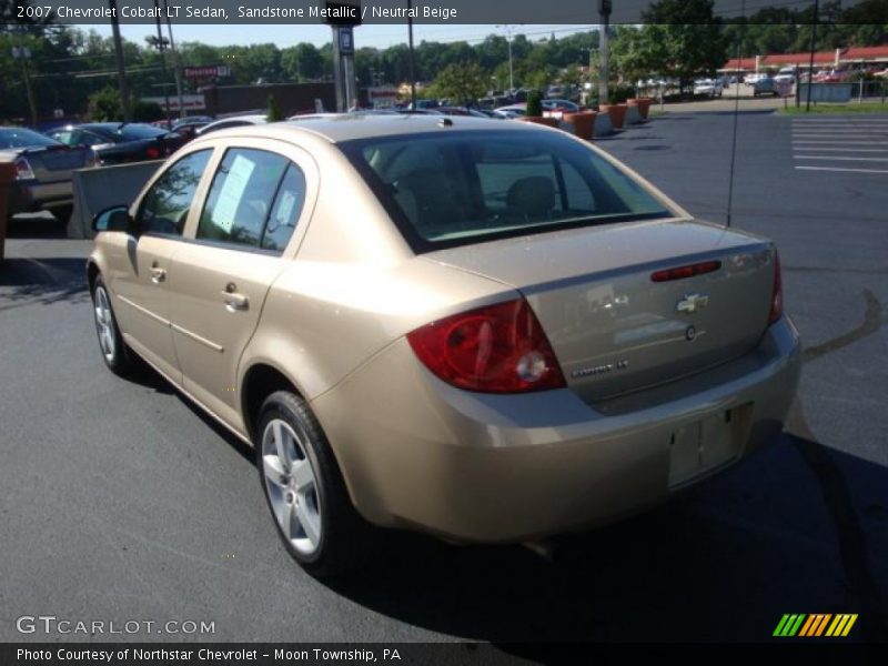 Sandstone Metallic / Neutral Beige 2007 Chevrolet Cobalt LT Sedan