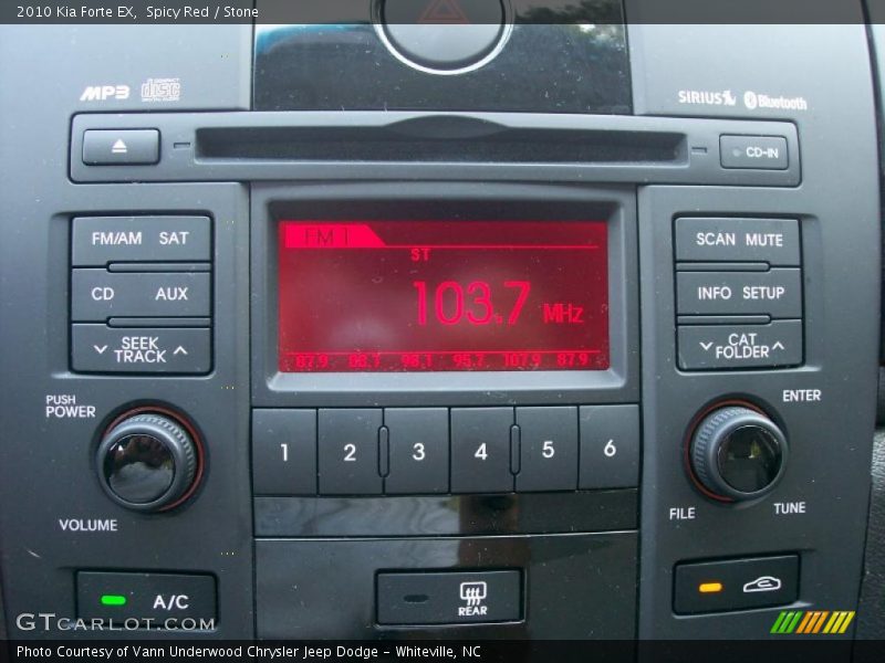 Spicy Red / Stone 2010 Kia Forte EX