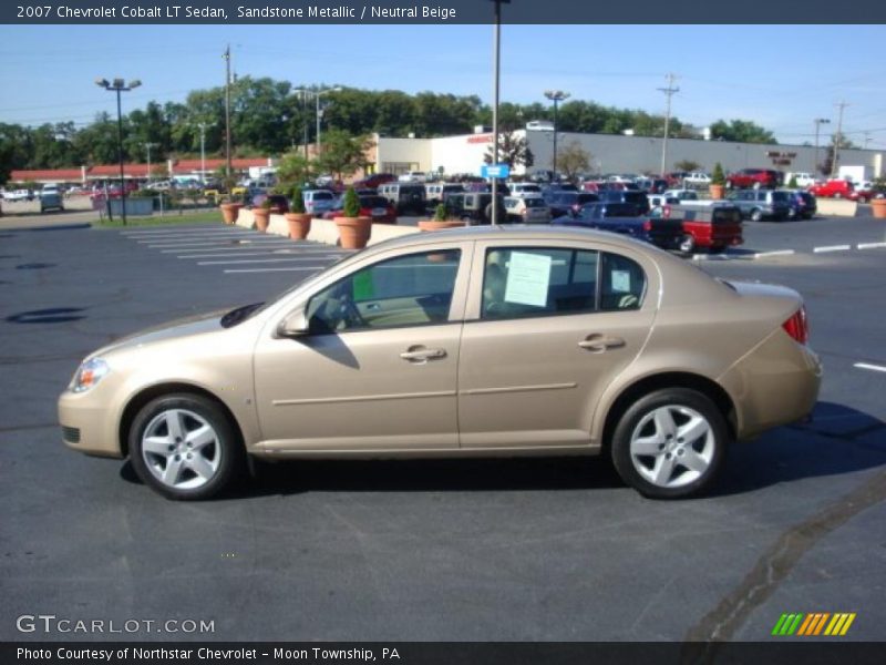 Sandstone Metallic / Neutral Beige 2007 Chevrolet Cobalt LT Sedan