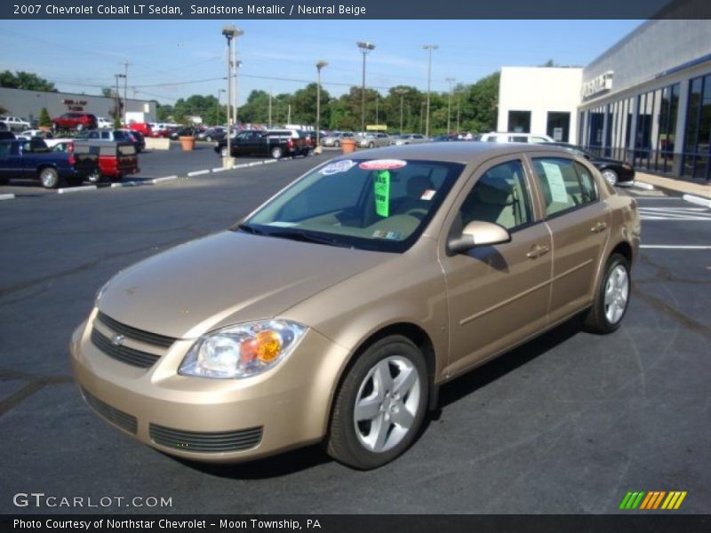 Sandstone Metallic / Neutral Beige 2007 Chevrolet Cobalt LT Sedan
