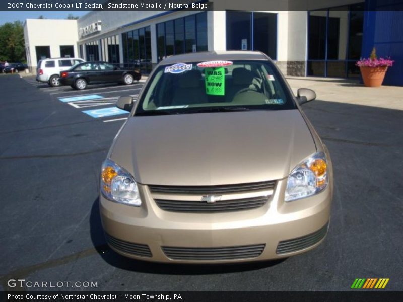 Sandstone Metallic / Neutral Beige 2007 Chevrolet Cobalt LT Sedan