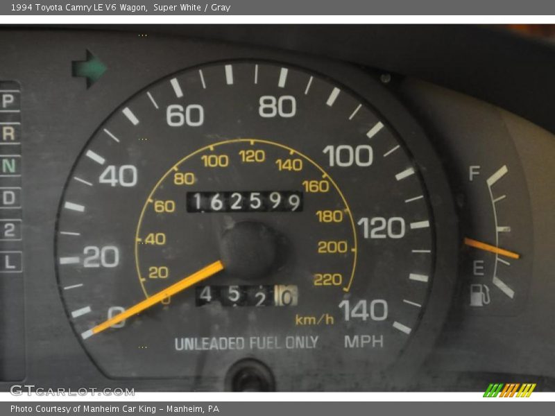 Super White / Gray 1994 Toyota Camry LE V6 Wagon