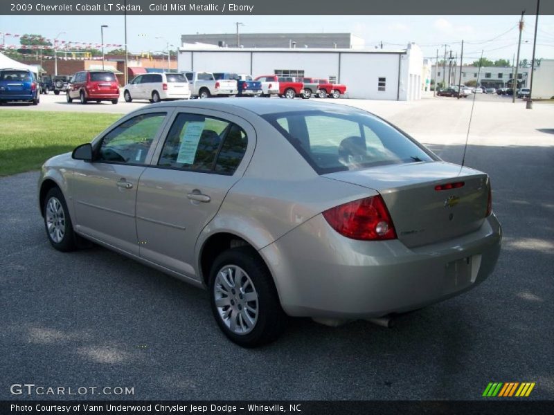 Gold Mist Metallic / Ebony 2009 Chevrolet Cobalt LT Sedan