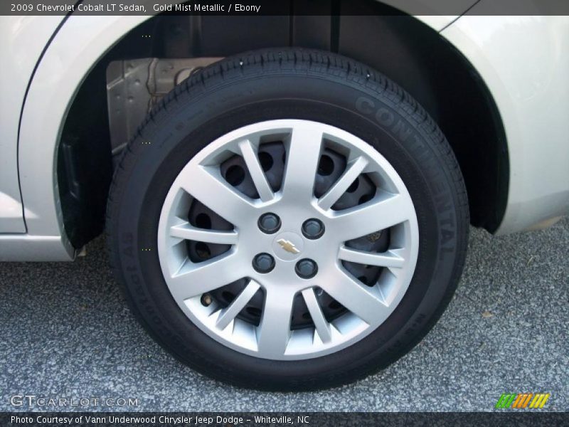 Gold Mist Metallic / Ebony 2009 Chevrolet Cobalt LT Sedan