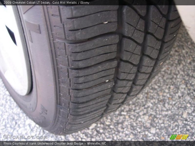 Gold Mist Metallic / Ebony 2009 Chevrolet Cobalt LT Sedan