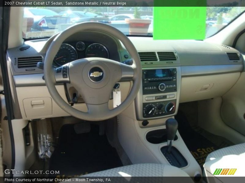 Sandstone Metallic / Neutral Beige 2007 Chevrolet Cobalt LT Sedan
