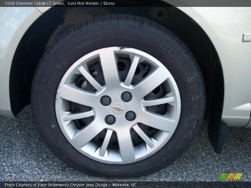 Gold Mist Metallic / Ebony 2009 Chevrolet Cobalt LT Sedan