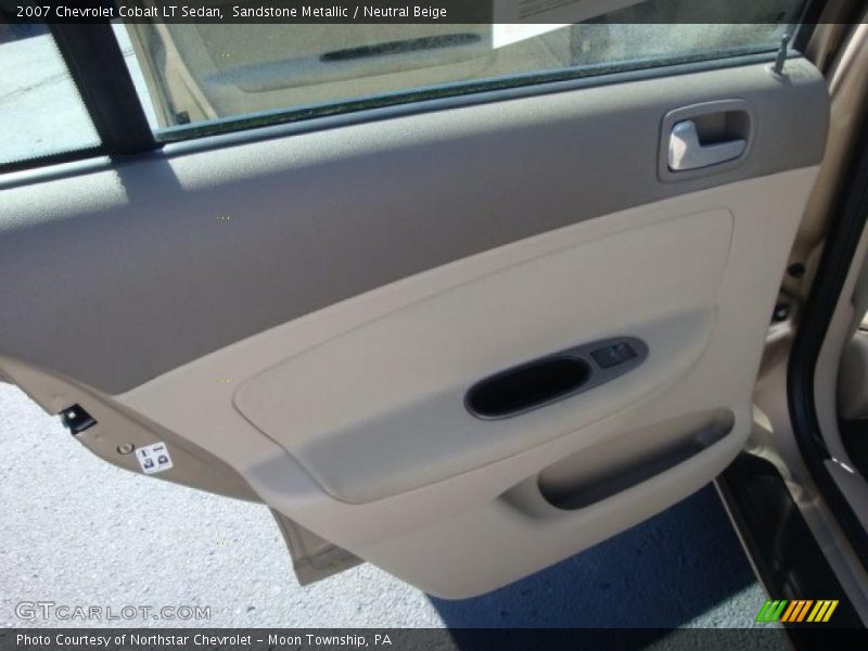 Sandstone Metallic / Neutral Beige 2007 Chevrolet Cobalt LT Sedan