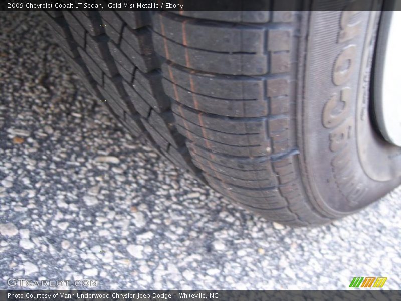 Gold Mist Metallic / Ebony 2009 Chevrolet Cobalt LT Sedan