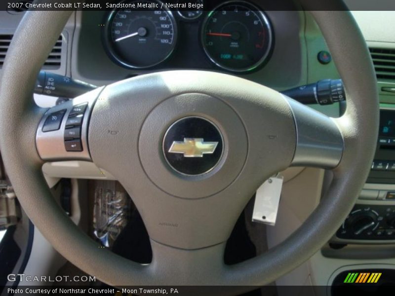Sandstone Metallic / Neutral Beige 2007 Chevrolet Cobalt LT Sedan