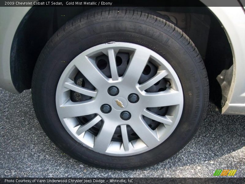 Gold Mist Metallic / Ebony 2009 Chevrolet Cobalt LT Sedan