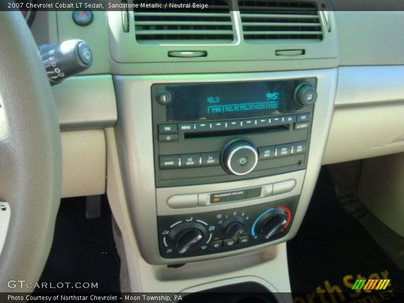 Sandstone Metallic / Neutral Beige 2007 Chevrolet Cobalt LT Sedan