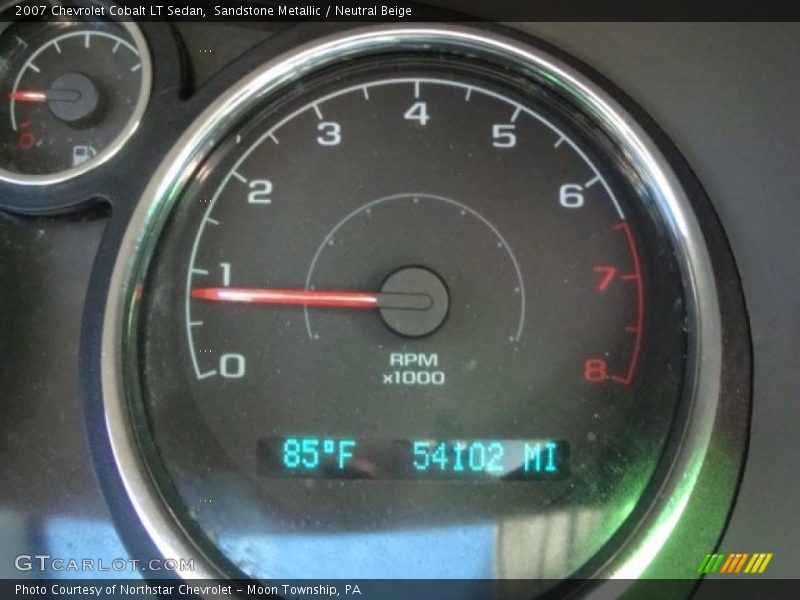 Sandstone Metallic / Neutral Beige 2007 Chevrolet Cobalt LT Sedan