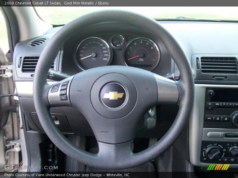 Gold Mist Metallic / Ebony 2009 Chevrolet Cobalt LT Sedan