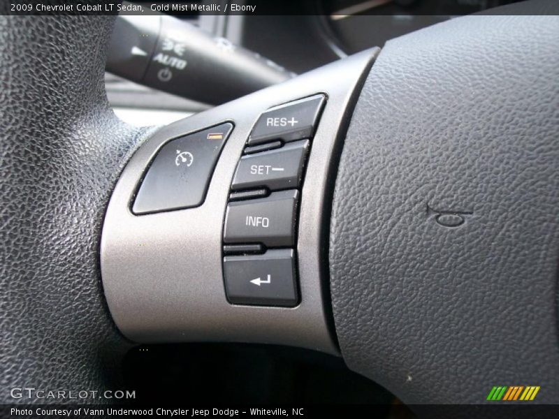 Gold Mist Metallic / Ebony 2009 Chevrolet Cobalt LT Sedan