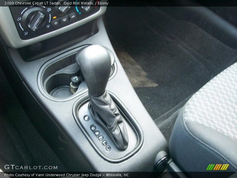 Gold Mist Metallic / Ebony 2009 Chevrolet Cobalt LT Sedan