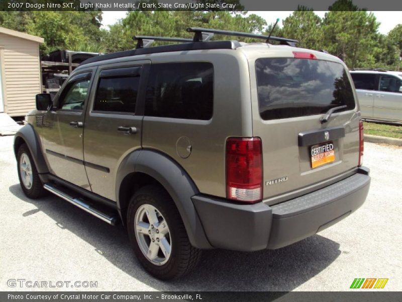 Light Khaki Metallic / Dark Slate Gray/Light Slate Gray 2007 Dodge Nitro SXT