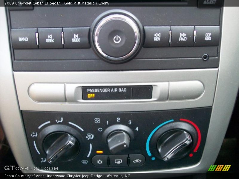 Gold Mist Metallic / Ebony 2009 Chevrolet Cobalt LT Sedan