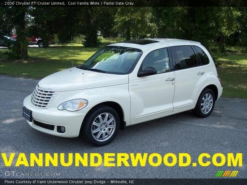 Cool Vanilla White / Pastel Slate Gray 2006 Chrysler PT Cruiser Limited