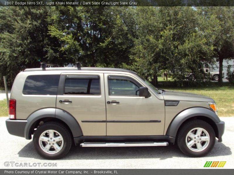 Light Khaki Metallic / Dark Slate Gray/Light Slate Gray 2007 Dodge Nitro SXT