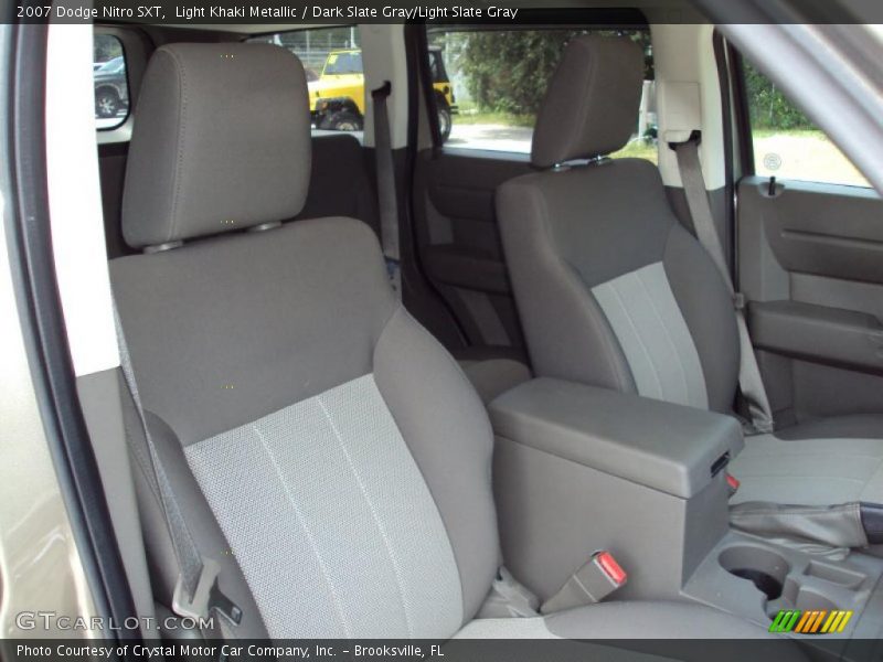 Light Khaki Metallic / Dark Slate Gray/Light Slate Gray 2007 Dodge Nitro SXT