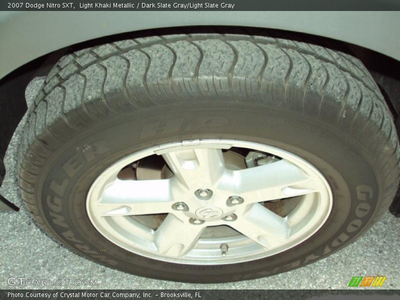 Light Khaki Metallic / Dark Slate Gray/Light Slate Gray 2007 Dodge Nitro SXT