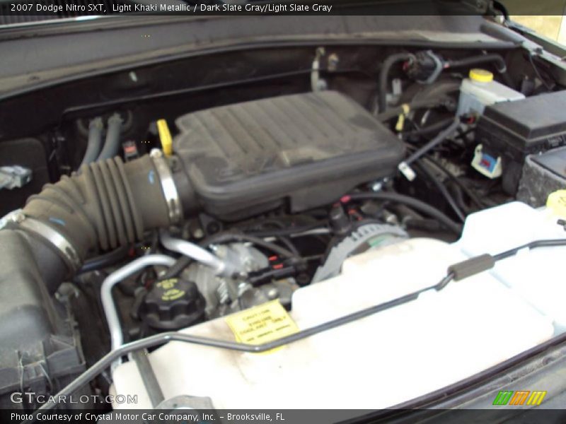 Light Khaki Metallic / Dark Slate Gray/Light Slate Gray 2007 Dodge Nitro SXT