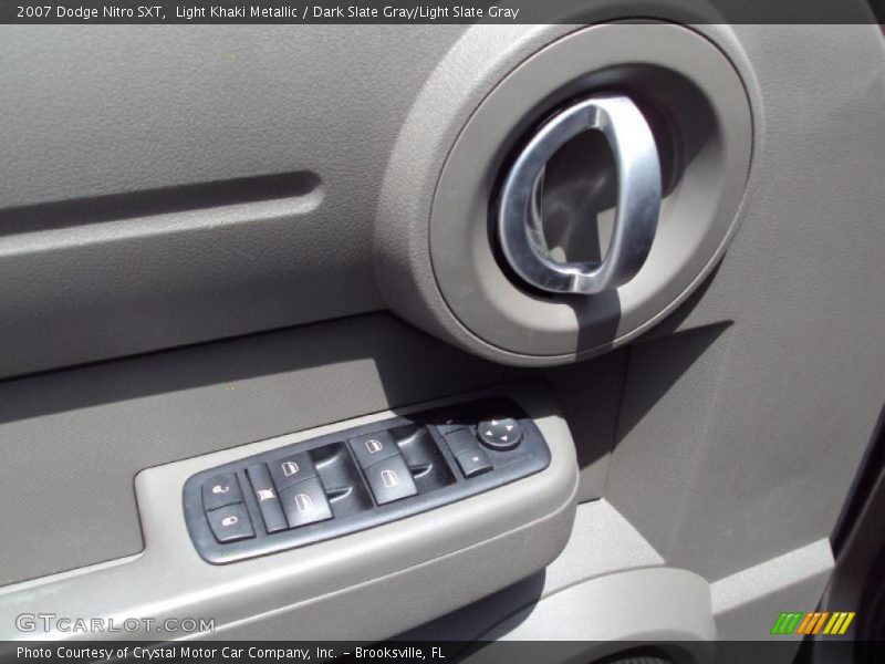Light Khaki Metallic / Dark Slate Gray/Light Slate Gray 2007 Dodge Nitro SXT