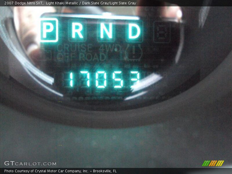 Light Khaki Metallic / Dark Slate Gray/Light Slate Gray 2007 Dodge Nitro SXT
