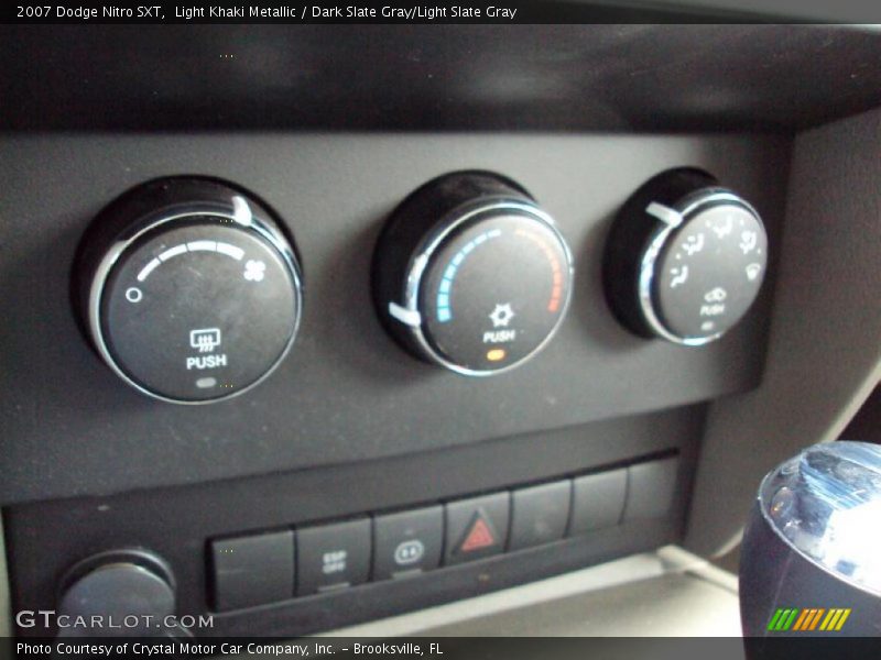 Light Khaki Metallic / Dark Slate Gray/Light Slate Gray 2007 Dodge Nitro SXT