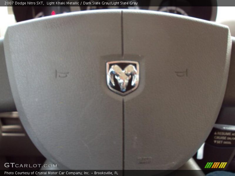 Light Khaki Metallic / Dark Slate Gray/Light Slate Gray 2007 Dodge Nitro SXT