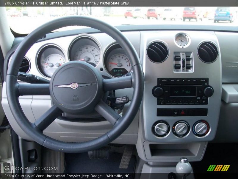 Cool Vanilla White / Pastel Slate Gray 2006 Chrysler PT Cruiser Limited