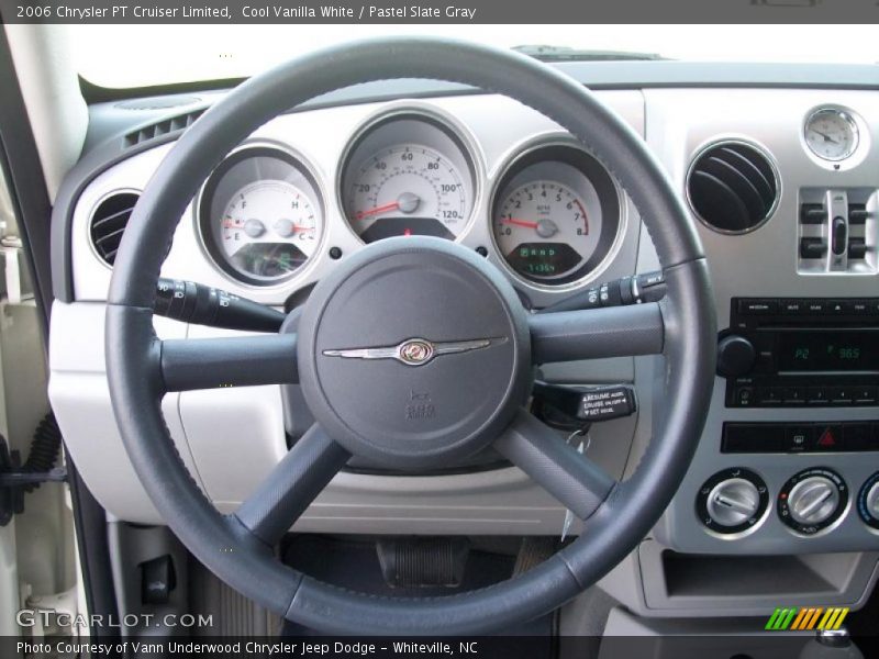 Cool Vanilla White / Pastel Slate Gray 2006 Chrysler PT Cruiser Limited