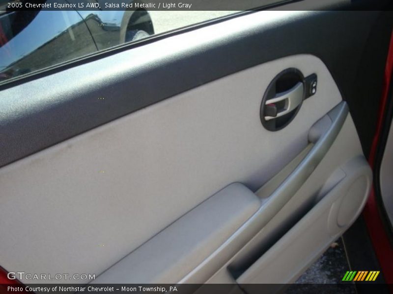 Salsa Red Metallic / Light Gray 2005 Chevrolet Equinox LS AWD
