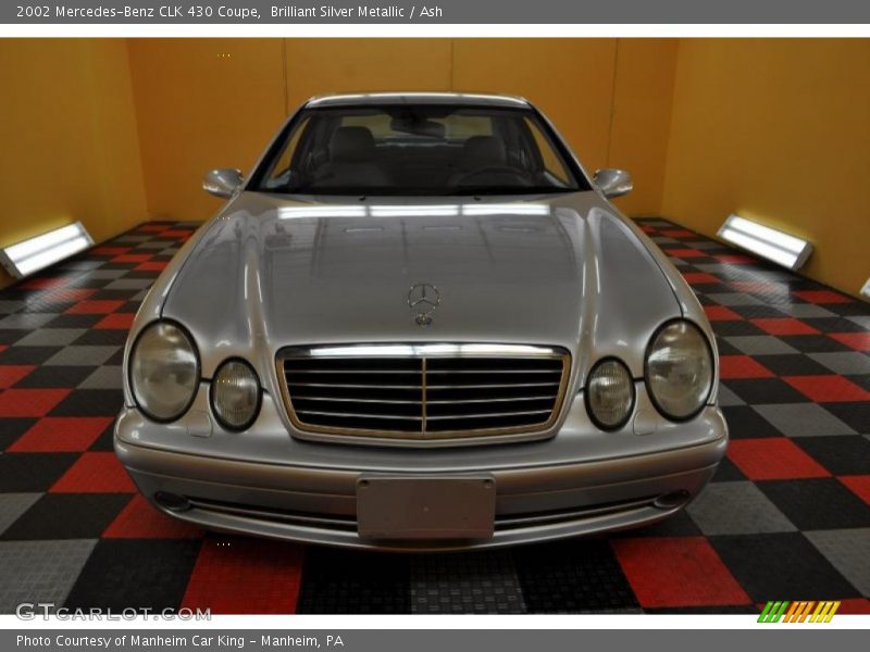 Brilliant Silver Metallic / Ash 2002 Mercedes-Benz CLK 430 Coupe