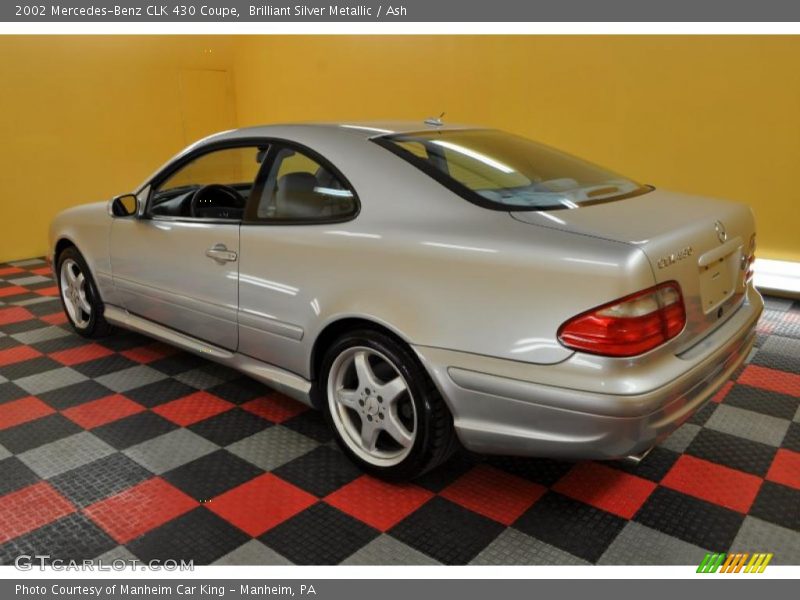Brilliant Silver Metallic / Ash 2002 Mercedes-Benz CLK 430 Coupe