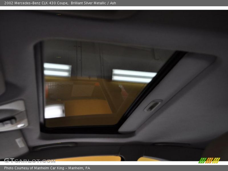 Brilliant Silver Metallic / Ash 2002 Mercedes-Benz CLK 430 Coupe