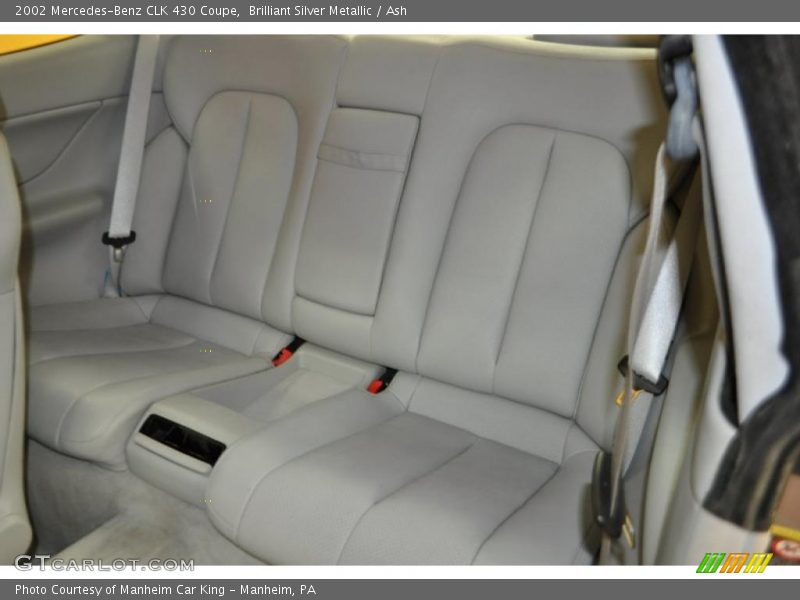 Brilliant Silver Metallic / Ash 2002 Mercedes-Benz CLK 430 Coupe