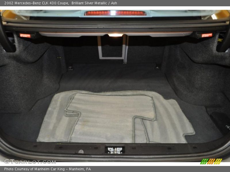 Brilliant Silver Metallic / Ash 2002 Mercedes-Benz CLK 430 Coupe