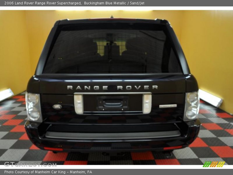 Buckingham Blue Metallic / Sand/Jet 2006 Land Rover Range Rover Supercharged